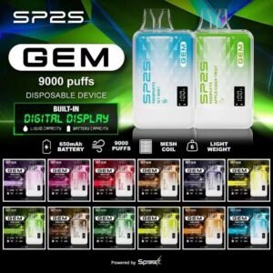 SP2S思博瑞-GEM 9000 口PUFF-拋棄式電子煙